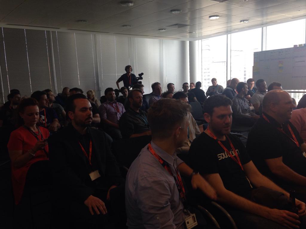 KathrynMcConvil's tweet image. Full house for Sky's Mobile Meetup tonight #LeedsTechHub
