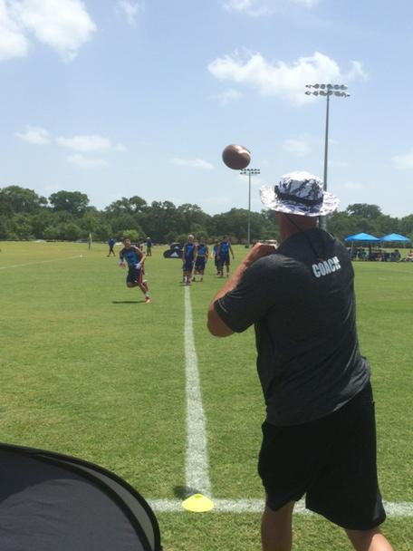 XTimbersSports's tweet photo. @SvilleYJFB getting ready to face tough Navasota in pool opener #State7on7 @flasherathnews @HOTSportsNet http://t.co/gZWHEqnIQy