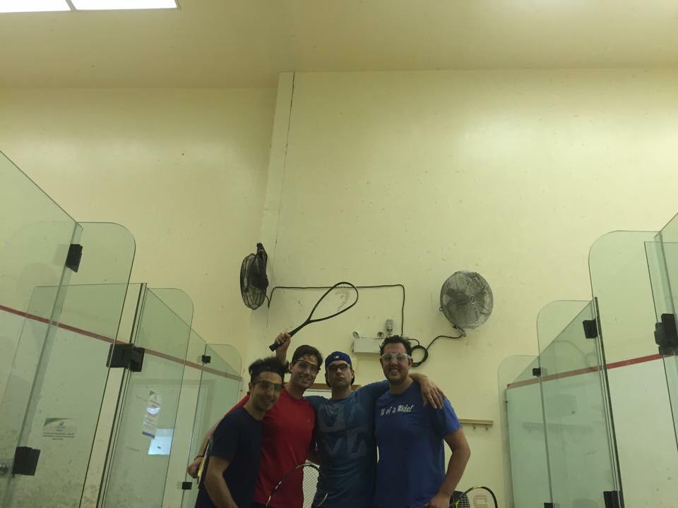 Colin_Sully's tweet photo. Early morning #squash with the boys!
@mattmackenzo @Kamungir #DoubleYellow #NoFaultZone #MortalKombat http://t.co/pMHsumYtMt