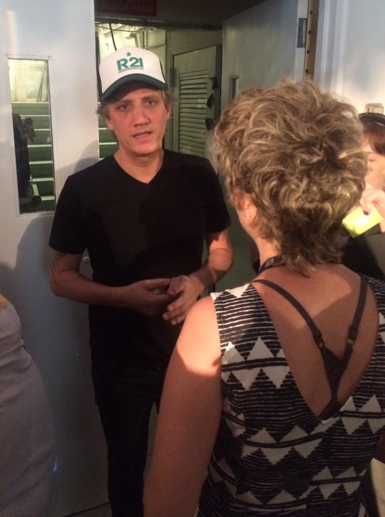 LatinRECap's tweet photo. Charly Alberti from @sodastereo @LaOndaVerde #LaOndaVerde @R21org  @LatinRecap @theLAMC @BigEyesEnt #climatechange http://t.co/ZRAMF9C752