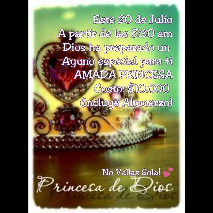 GeneracionCcv's tweet photo. Princesa No te puedes perder esté gran evento, será de bendición. Ven junto a otras Princesas.. Te esperamos http://t.co/1yGsk9wZCf