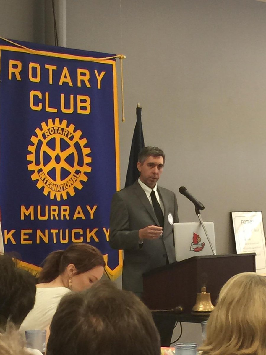 Dr. Brady Harris our speaker today at Murray Rotary Club. Sharing important info on melanoma.
