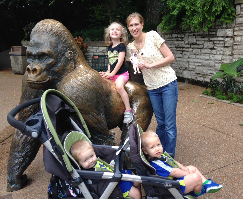 #FlatBob visiting the STL Zoo with the Fraziers <a href="/BarrettsElem/">Barretts Elementary</a>