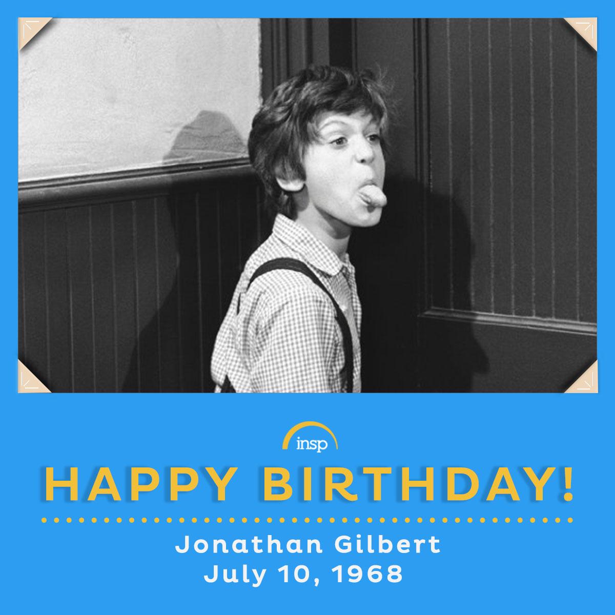 Happy 47th birthday Jonathan Gilbert!
Watch him as his mischievous younger self on at 5 & 6 ET. 
