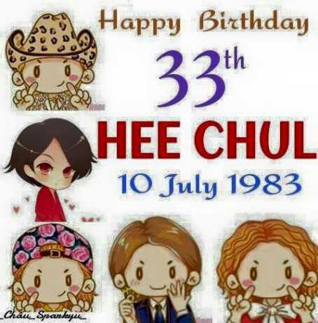 Happy Birthday Kim Heechul¤ 
Hopefully long life,always healthy and more succesful I U  