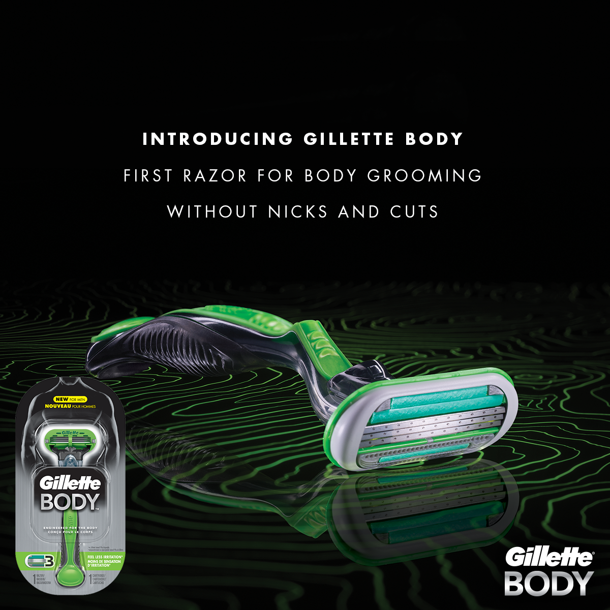 gillette body grooming