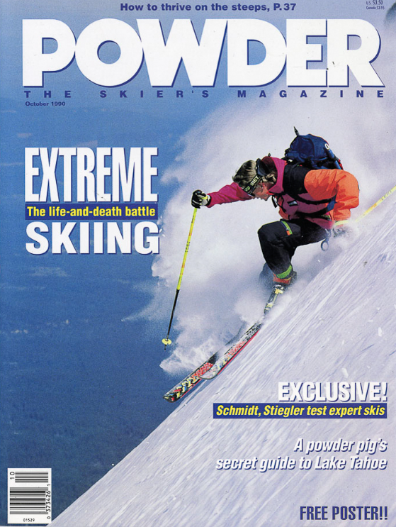 YellowstoneClub's tweet photo. #TBT @YellowstoneClub's friend #ScotSchmidt on the cover of a 1990 issue of @PowderMagazine. http://t.co/CSRfEgCk8Z