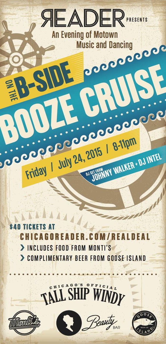 Ch_15807403104's tweet photo. Summer is here #Chicagosummerfun @Chicago_Reader pres. Booze Cruise Jul 24th - limited space http://t.co/YWQzYrUMKk http://t.co/yZwO4CpVeX