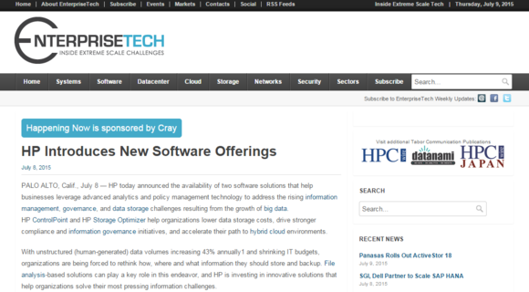 BeckyArenson's tweet image. @EnterpriseTekHP #ControlPoint &amp;amp; #StorageOptimizer address #infomgmt, #infogov challenge bit.ly/1LYKopY