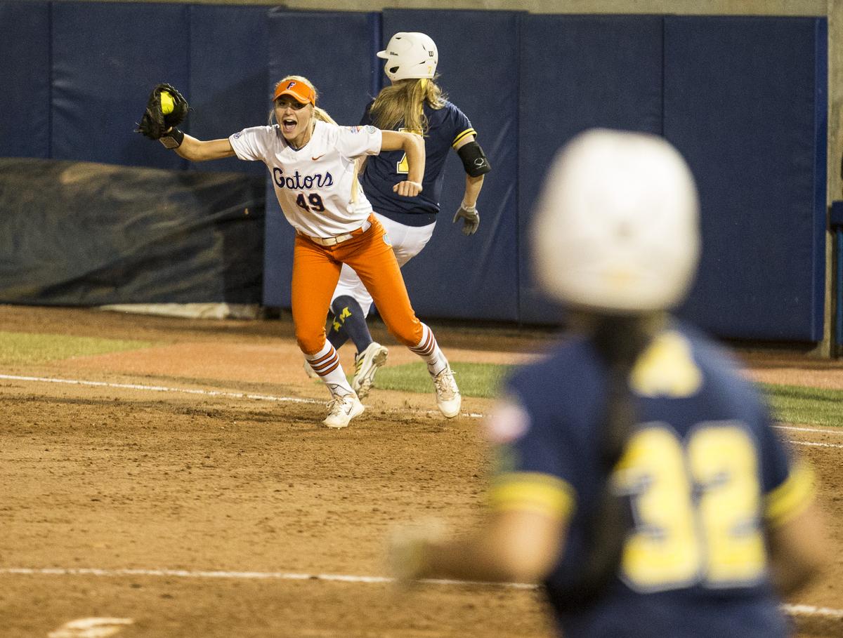 A throwback to the final out by Taylor Schwarz to end the 2015 #WCWS! #TBT
