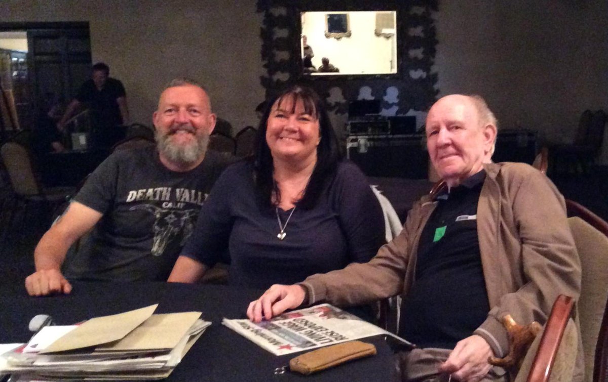 CWUmidlands7's tweet photo. #branchofficers @penkymax #penkydog &amp; #larrytuck anxiously waiting for pre preview of @Belonging4Us @Insolidavity http://t.co/vO1As59Ojj