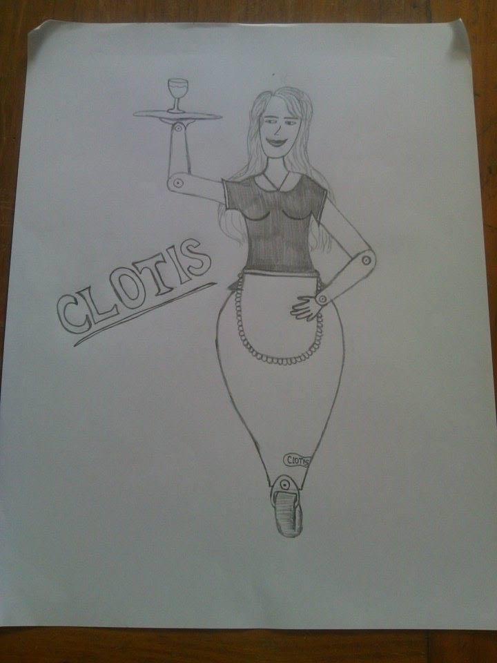 soymency's tweet image. Nos dijeron &quot;Hagan grupos y creen un robot. Tienen que dibujarlo&quot; #Clotis #MaidRobot #EnglishClass #DominicoAmericano