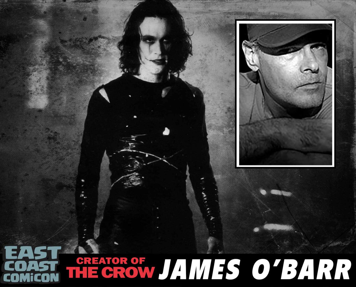EastCoastConNJ's tweet photo. James O'Barr confirmed for East Coast Comicon 2016! Creator of #TheCrow http://t.co/7I9Vk7yNOG