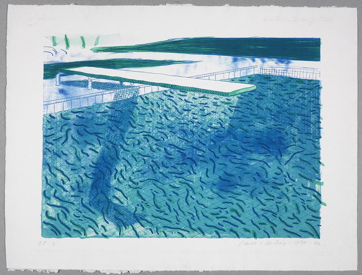 Happy birthday, David Hockney! See his work at \Pastoral to Pop\:  