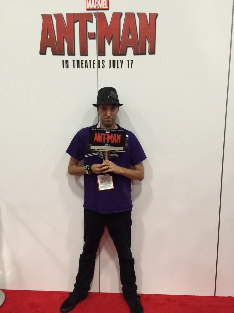 Daniel_Turtle's tweet image. I'm at the #Marvel booth to get get #AntManSDCC swag 🐜🐜🐜🐜🐜🐜🐜🐜  @antman #Marvel007 #SDCC #SDCC2015 #Antman