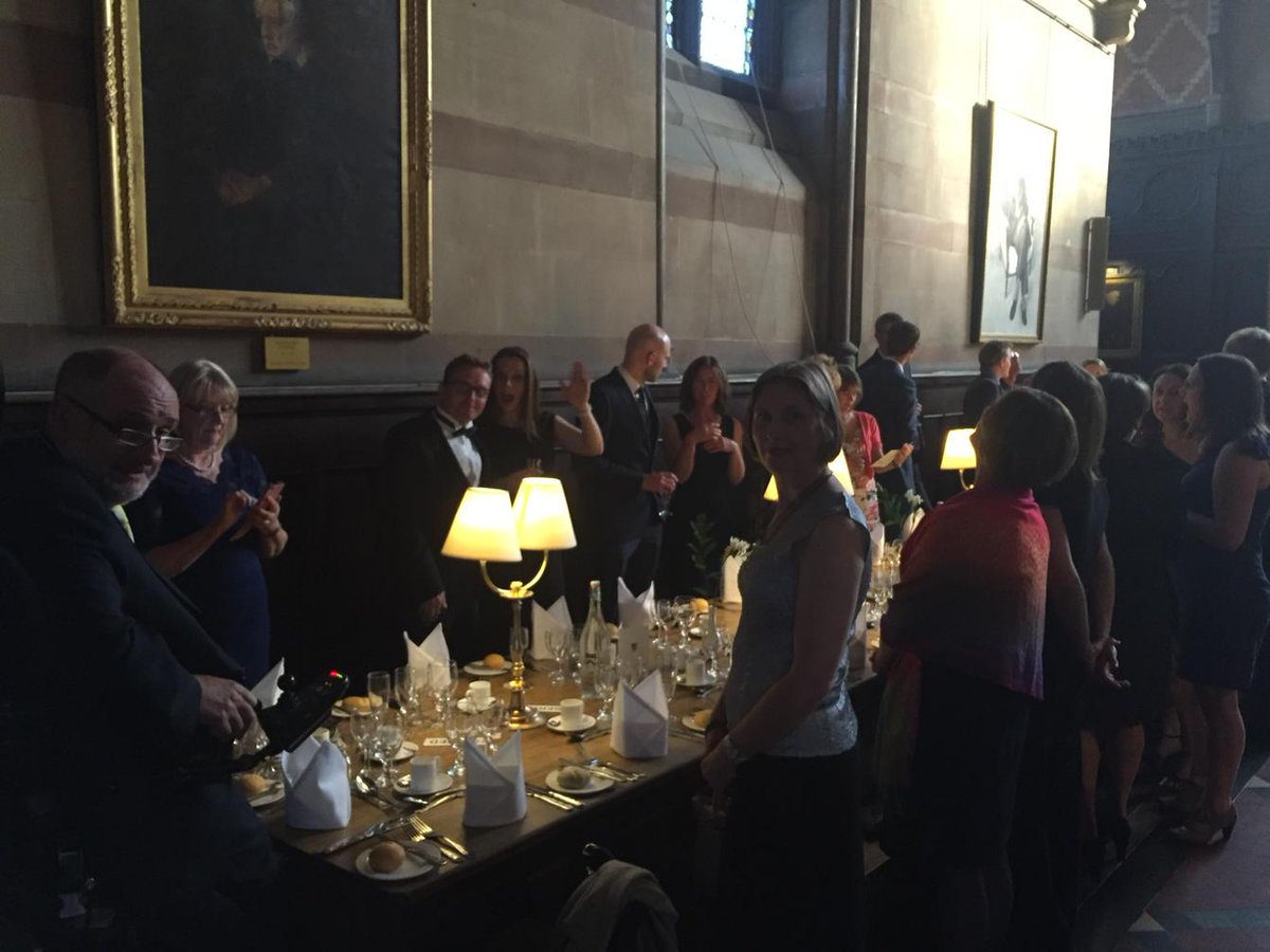#sapcasm dinner at Keble