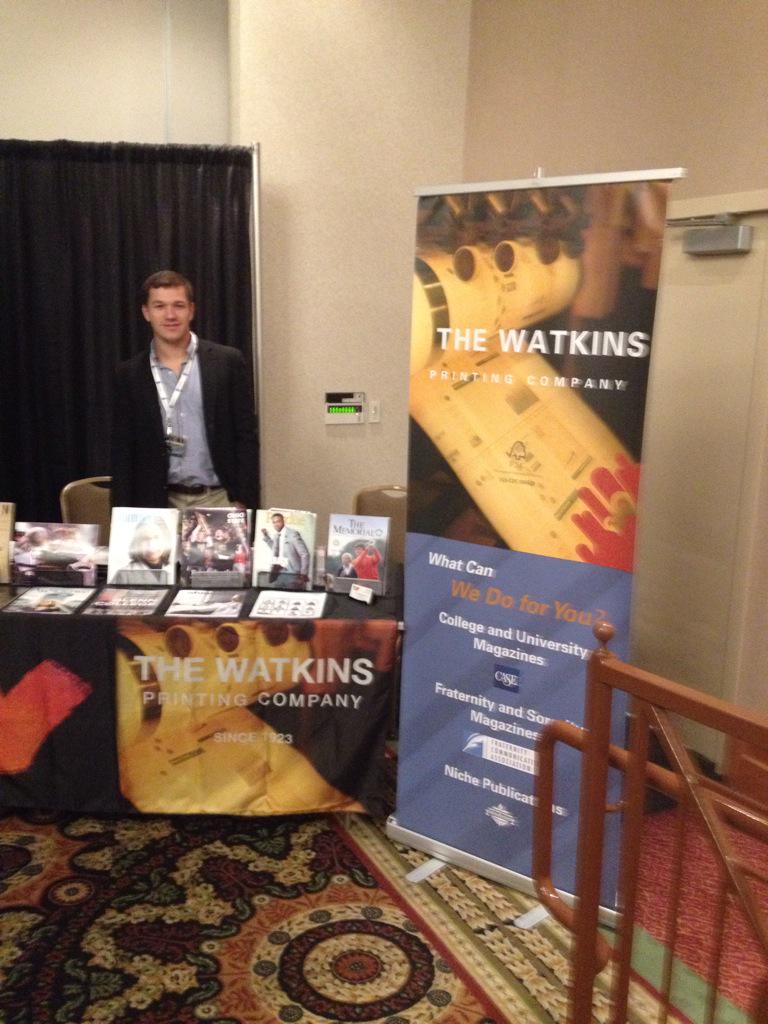 jzolot_watkins's tweet photo. Hey #CAMMP15 attendees! Come visit us is at Booth 13 to discuss your publication printing needs! http://t.co/6fKlnISOEE