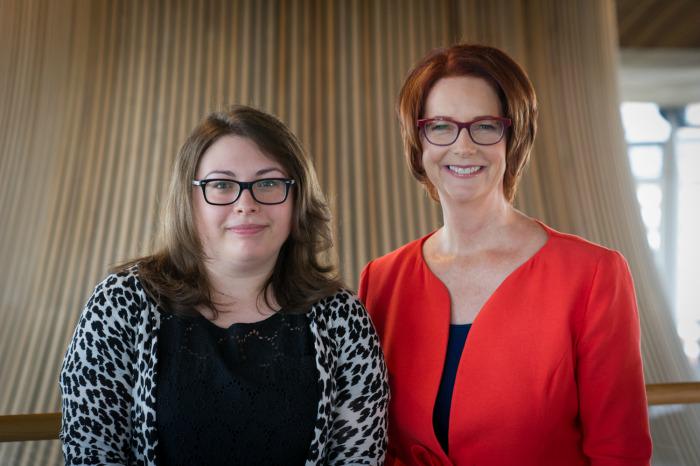 lauraemilyd's tweet image. #ICYMI: Check out my interview with @JuliaGillard where we chat education and @HillaryClinton: huff.to/1HDEWpU
