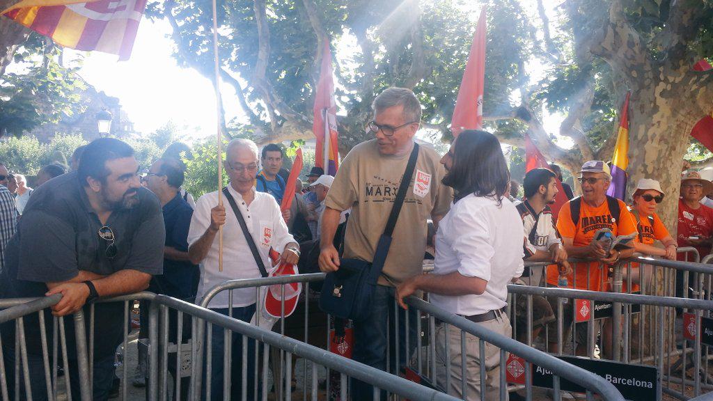 ERC_BaixLlobreg's tweet image. Amb la #MarxadelaDignitat, a la seva arribada al Parlament de Catalunya