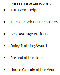 DHSBPrefects's tweet photo. The awards to be given tomorrow. Excuse the cheesy names. http://t.co/xbXWTTjXfk