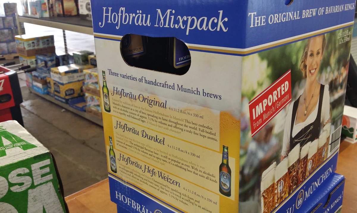 SouthsideBThru's tweet photo. Germany sent us this awesome 12 bottle mixpack of @HofbrauMunchen very best! #lager #dunkel #hefeweizen #PAhas12packs http://t.co/1z8aPKmiYo
