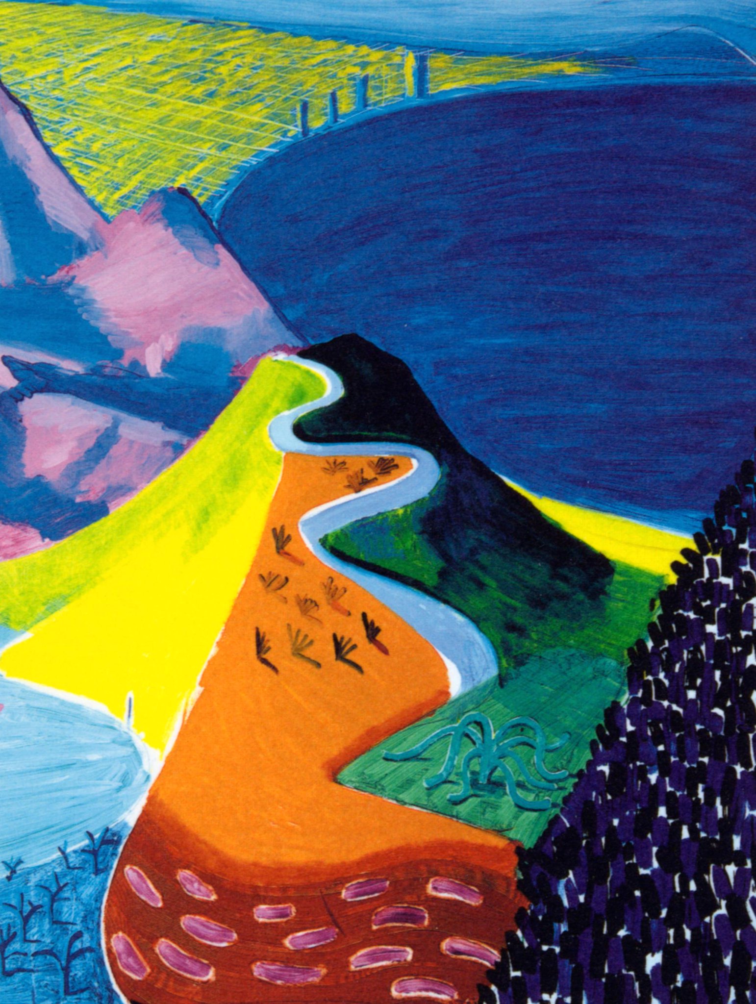 \"I prefer living in color.\" Happy birthday, David Hockney! [David Hockney, Malibu, 1993] 