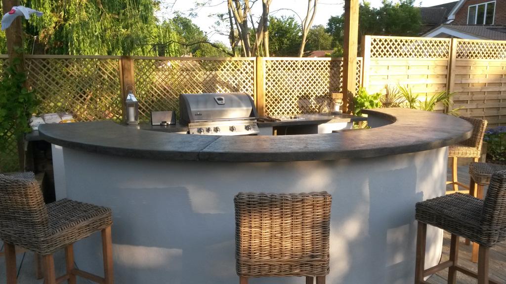 Close up of the bar we recently built #Harpenden
