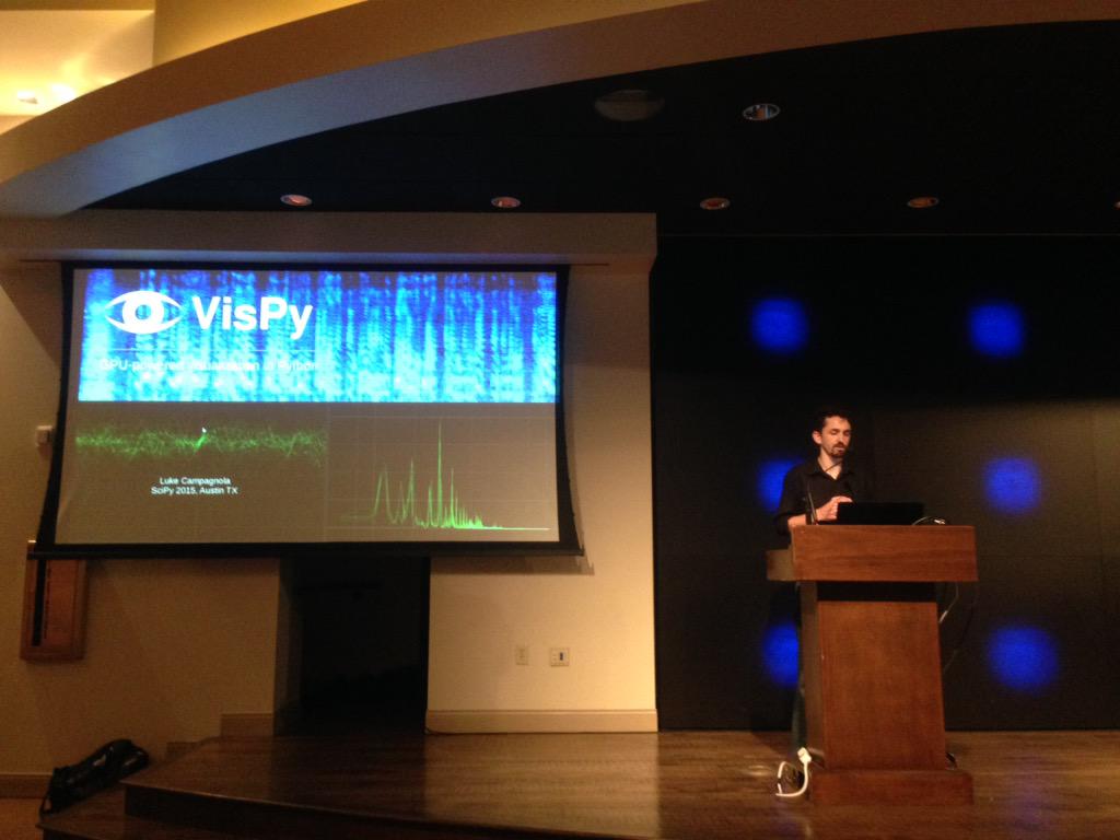 tripython's tweet image. #tripython at #scipy2015: jaw-dropping #vispy talk by @lukecampagnola