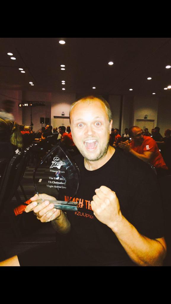 dfranklyn1984's tweet photo. Virgin Active team of the year!! #valive2015 http://t.co/2AdbNiHXuL