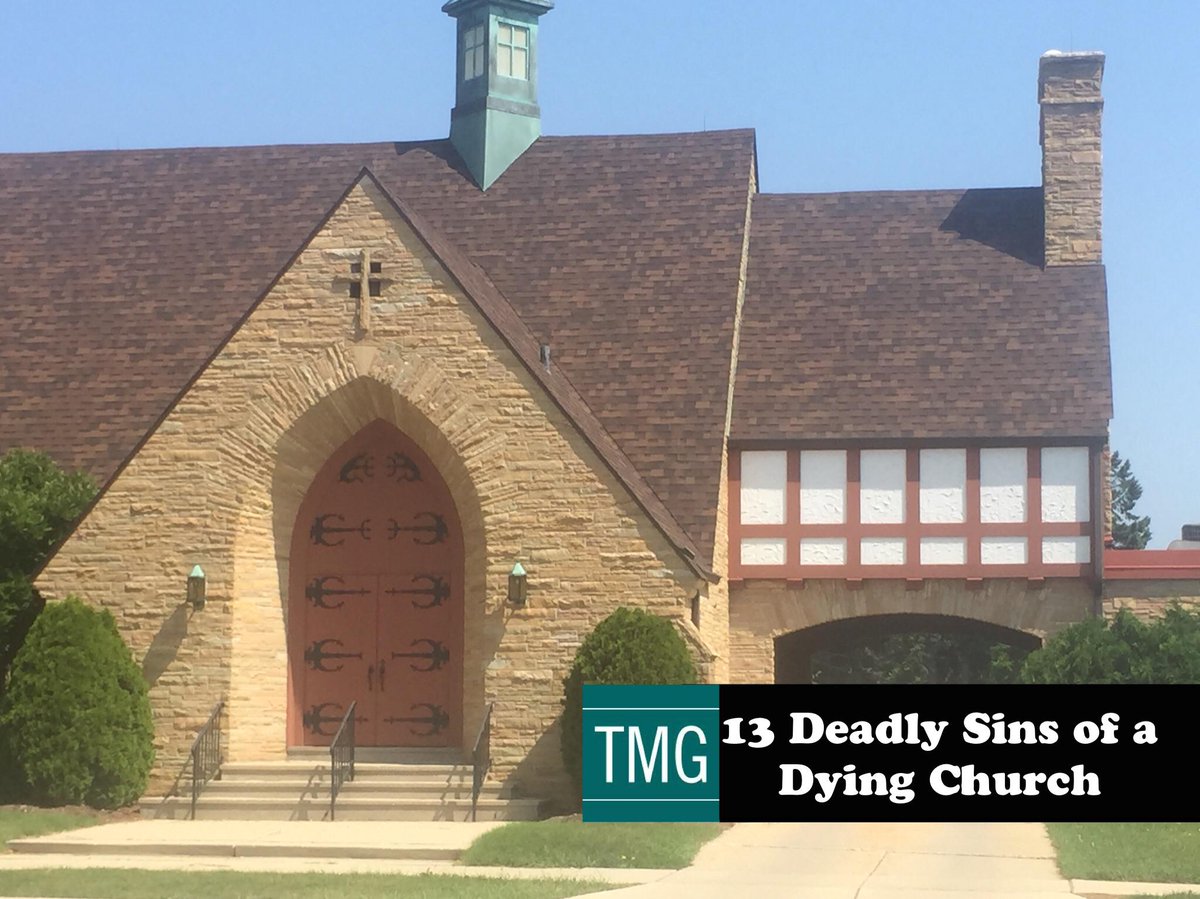 bradbridges's tweet photo. New Blog Post: 13 Deadly Sins of a Dying Church || http://t.co/8kaV8Hlsdc #Pastors #ChurchLeaders http://t.co/nZl4i3lJ82