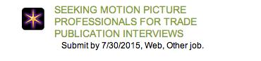JUST LISTED

Career Promo Opportunity: submit @ ShowBizCentral.com 

#actorslife #indiefilm #filmmakers #filmlife