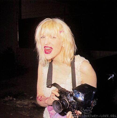 Happy 51st Birthday to today\s über-cool celebrity with an über-cool camera:  COURTNEY LOVE  