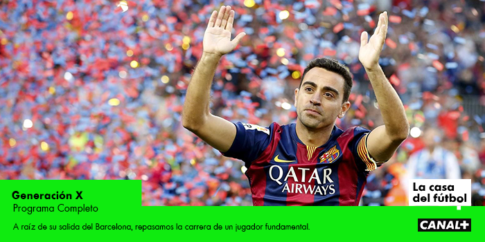 MPlusDeportes's tweet photo. Un sincero homenaje a un jugador irrepetible. Generación X, con Xavi Hernández. Ver PROGRAMA: http://t.co/d2tevIFDF0 http://t.co/uxQGsFivGl