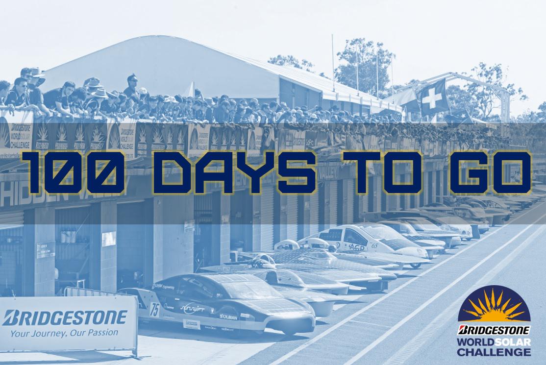 WorldSolarChlg's tweet photo. 100 days until we begin the 3000km journey from Darwin to Adelaide. #WSC15 http://t.co/Wcw21ndL5L