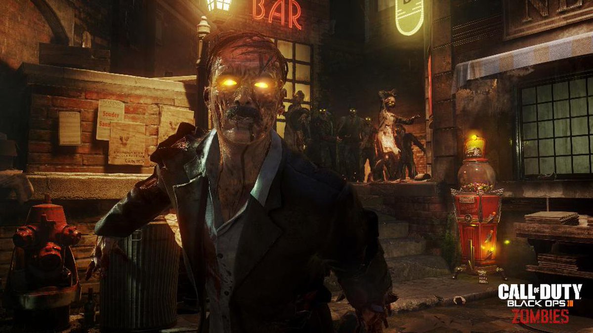 OKPushPlay's tweet image. #BlackOps3 zombie mode is a 1940s film-noir tentacle fest. Also Jeff Goldblum. goo.gl/kFaMmv  #BO3ZOMBIES