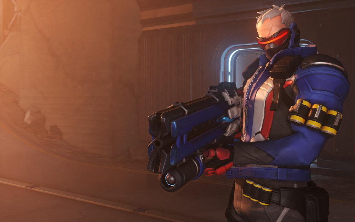 OKPushPlay's tweet image. Soldier: 76 is #Overwatch's all-purpose killing machine. Gameplay footage plus deep backstory. goo.gl/hCTSAu