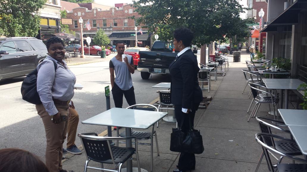 SenatorNasheed's tweet photo. Constituents calling my name. I had to stop and talk with them. #DistrictMode Life of a #MOSenator. http://t.co/sJNNtQDuzW