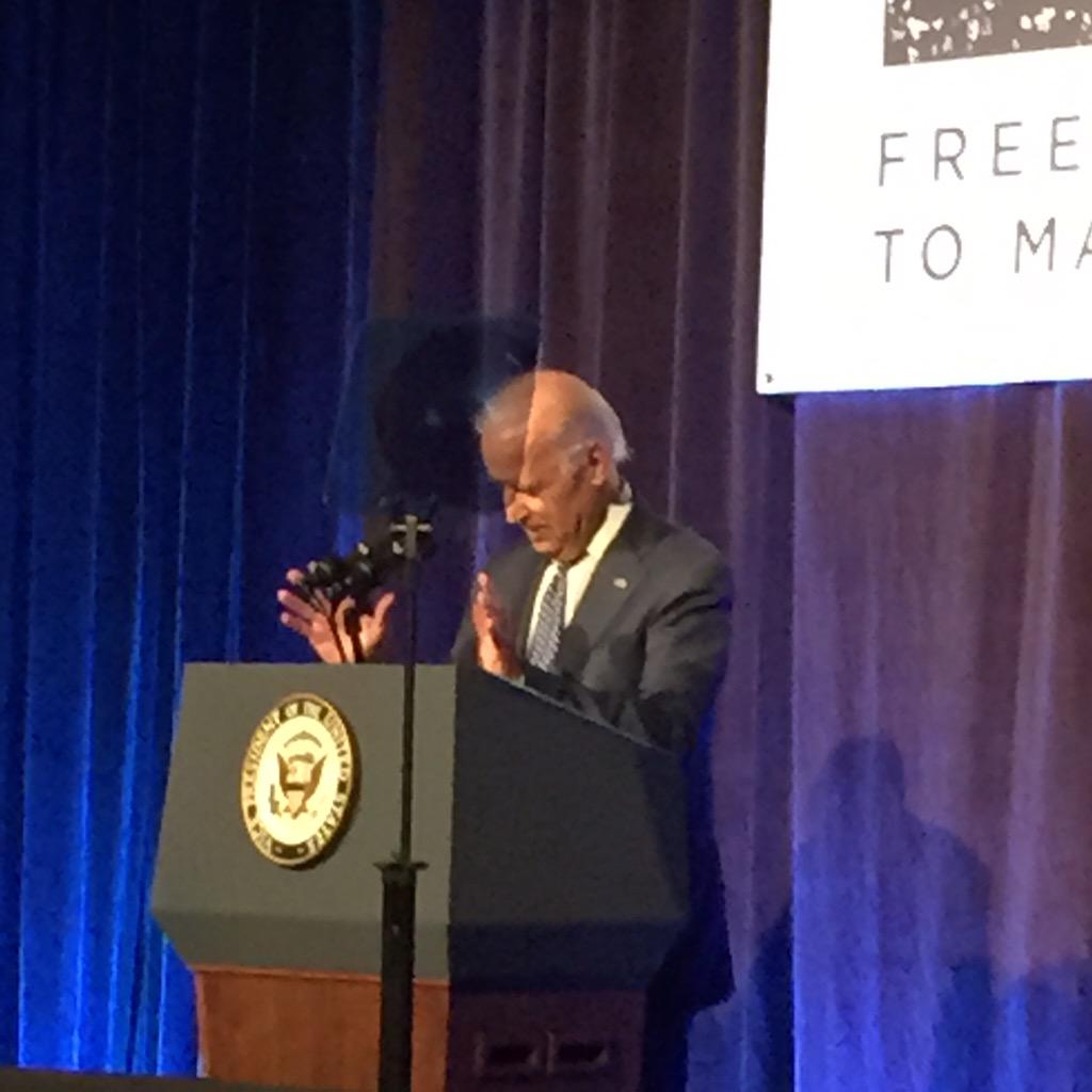 chanelinezp's tweet photo. .@JoeBiden speaking the truth at @freedomtomarry & @SKYYVodka's #toasttomarriage event! http://t.co/gXvttGIOpc