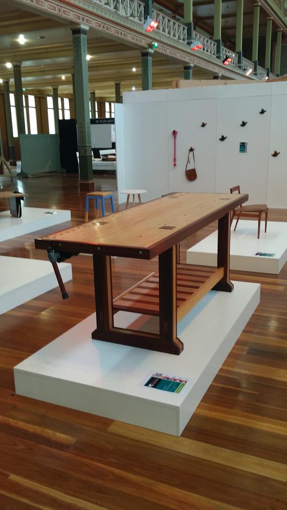thommovu's tweet photo. Carlton Exhibition Buildings for #ff2015 
@VUTrades
Good luck to Yianni in the student awards with his #bench http://t.co/sZu4wUmjjo