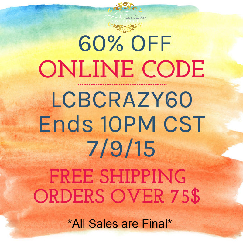 LCBoutique1's tweet photo. Now 60% OFF Entire site now until 10pm tonight! All orders will be in drawing for the GIVEAWAY (see FB for det... http://t.co/H5JeQrGUvj