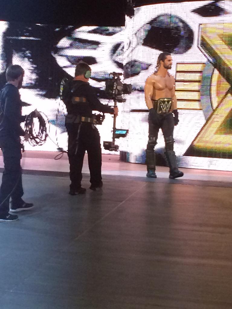 BrockLesnarGuy's tweet photo. The @WWE Champion, @WWERollins. #SmackDown #RybackVsRollins http://t.co/Yn15fuvfF3