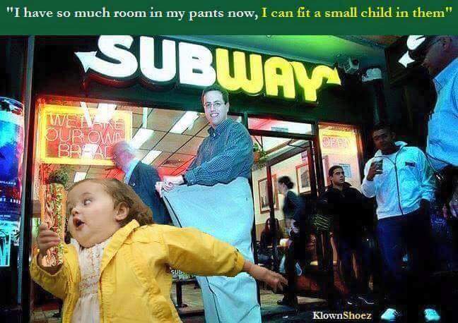 wmeetze's tweet photo. #subway #JaredFogle http://t.co/26BzVIeyrb