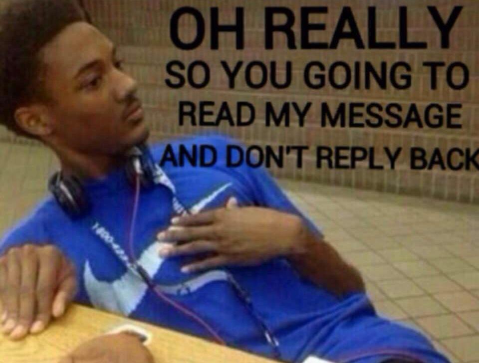 ig33plus36's tweet image. When someone doesn't reply to my text but reads mine