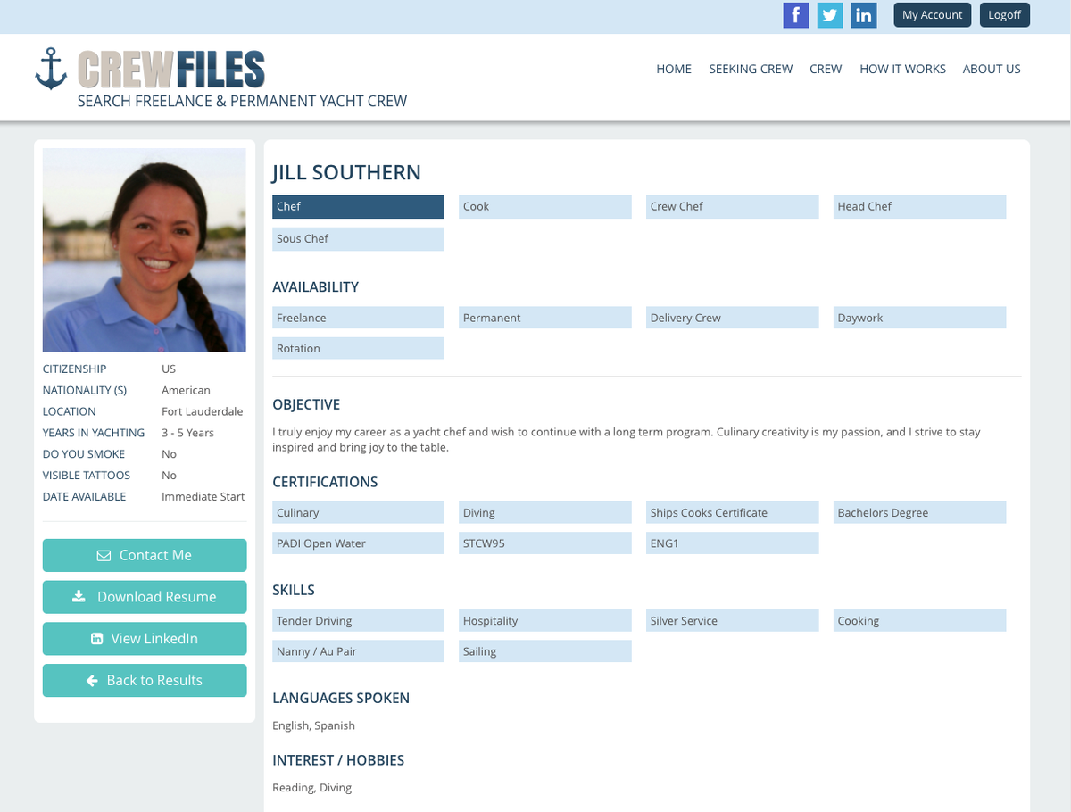 CrewFiles's tweet photo. #YachtCrew - Need work? Register here, captains browse your profile! http://t.co/wvvOQH4xjC #boatshow #yachties http://t.co/wTwtTJ5JcE