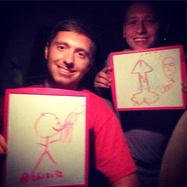 drawlyft's tweet image. another "hilarious" #inappropriate #DrawYourFriend week :P @bhicks32 👊 #drawlyft @lyft #st… ift.tt/1Ct8Xby