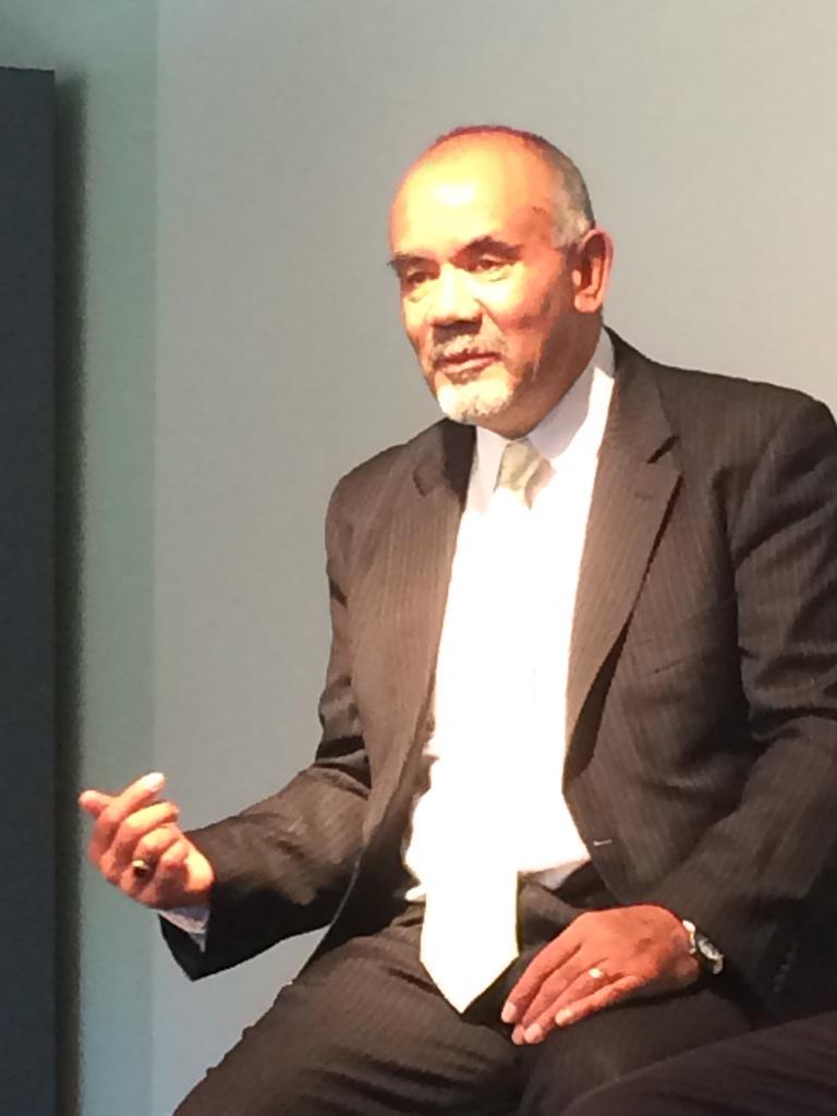 Minister of Maori Development Te Ururoa Flavell speaks at the Indigenous Empowerment forum. #NAIDOCWeek2015