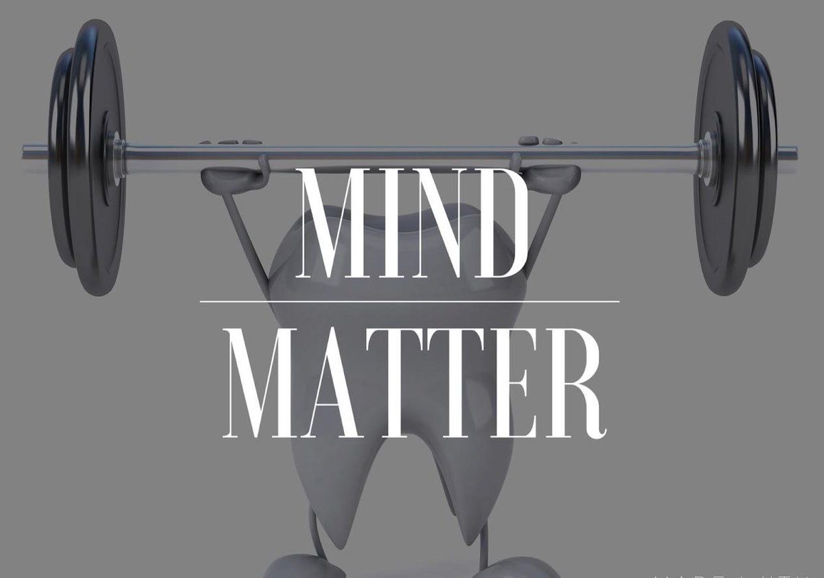 HowardFarran's tweet photo. Mind Over Matter. If you don't mind your teeth, they won't matter. http://t.co/sBhNGWHblD