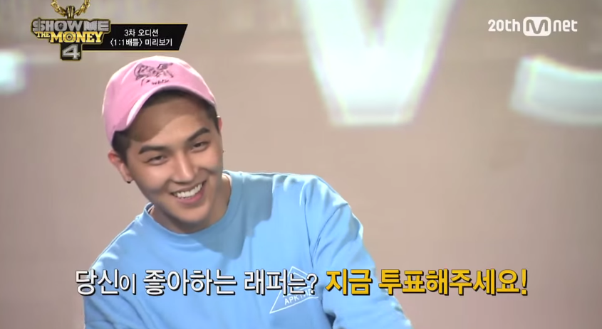 With_WINNER's tweet photo. [VIDEO] 150710 Mino in SMTM4 Episode 3 1-on-1 battle Mino vs. Basick https://t.co/riRWFwWvmj http://t.co/MzIgf32zh6