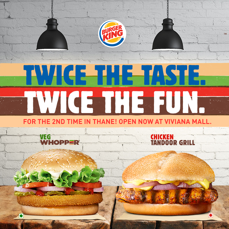 BurgerKingIndia on Twitter: "We're delighted to open 2nd store in #Thane at us for some delicious #burgers now! http://t.co/LiPWc1z4l7" / Twitter