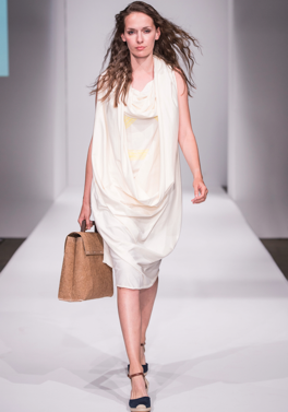 reWrap Tree Bag on the catwalk at #ethicalfashionshow #ecofashion #berlinfashionweek #elementum